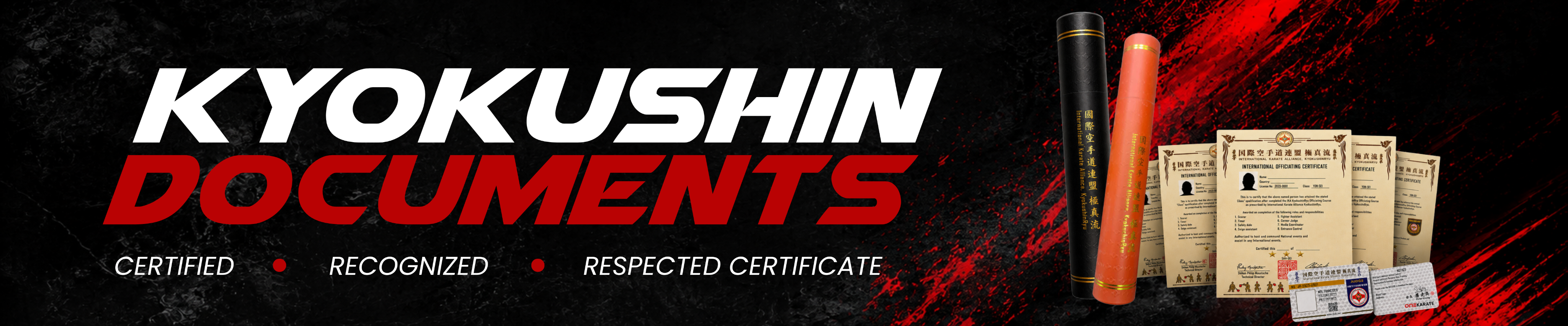 Kyokushin Documents Banner